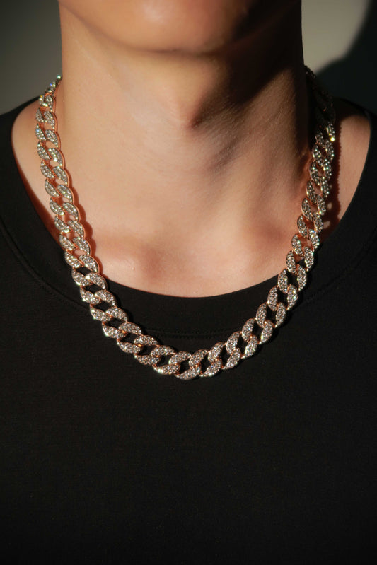 Signature Edition Iced Cuban Link Chain- 15mm